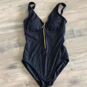 Black Ralph Lauren one piece swimsuit